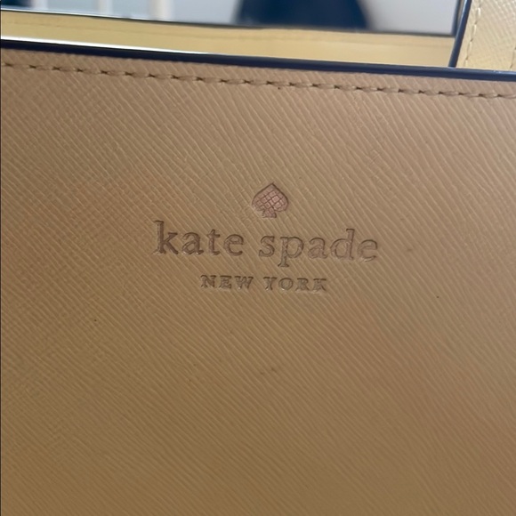 Kate Spade Yellow Structured Tote Bag - Picture 5 of 7